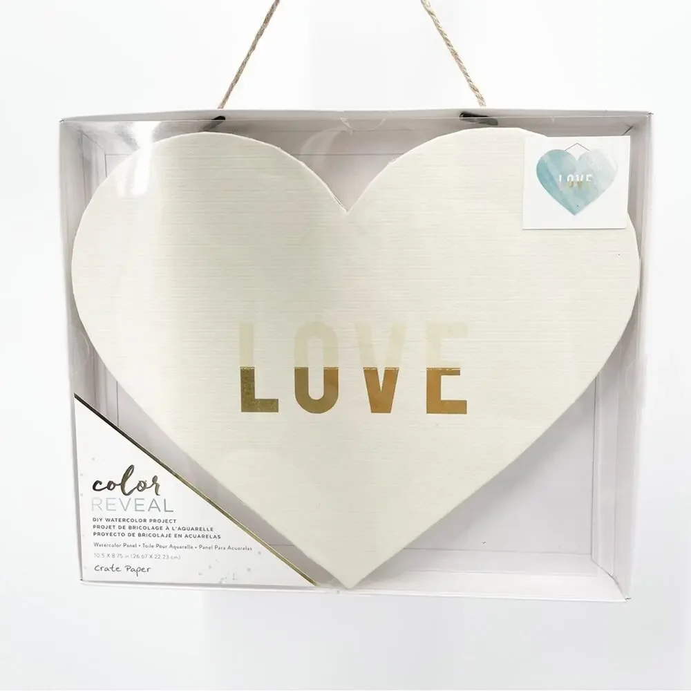 CRATE PAPER x American Crafts DIY Watercolor Project Color Reveal Hanging Decor